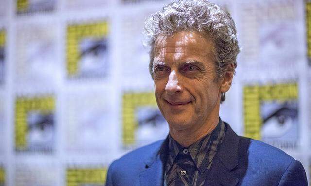 Cast member Capaldi poses at a press line for ´Doctor Who´ during the 2015 Comic-Con International Convention in San Diego