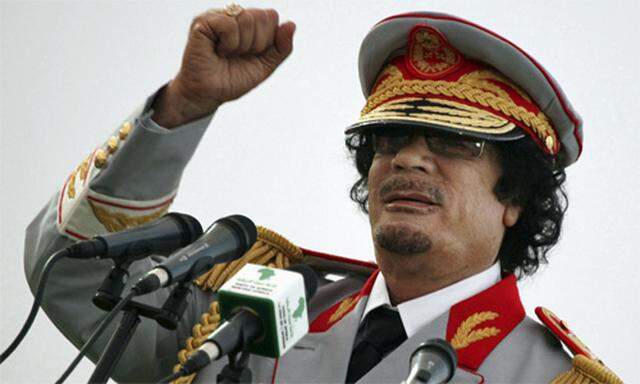 Gaddafi unter Umstaenden Ruecktritt