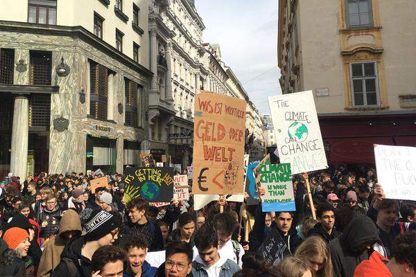 Ausgelöst hatte die Proteste die 16-jährigen Schwedin Greta Thunberg mit ihrem Klima-Appell. Der fiel offenbar auch bei Schülern in Österreich auf fruchtbaren Boden.
