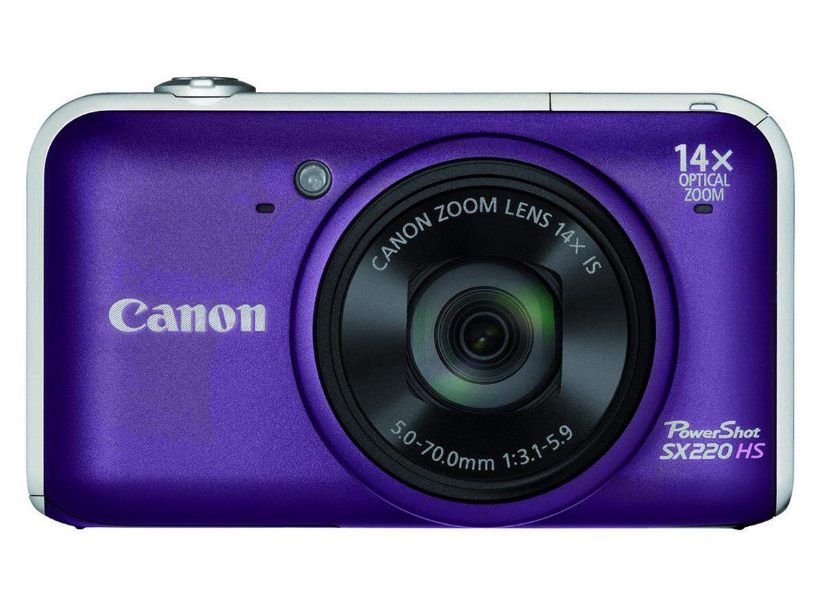 Damit lässt sich die Bescherung besonders schön einfangen. Kamera Canon PowerShot SX220, erhältlich beispielsweise bei Niedermeyer um 188 Euro.