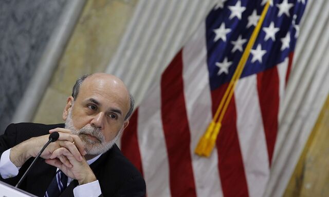 Federal Reserve Board Chairman Ben Bernanke is pictured during the first meeting of the financial stability oversight council to vote on a number of resolutions at the Treasury Department in Washington