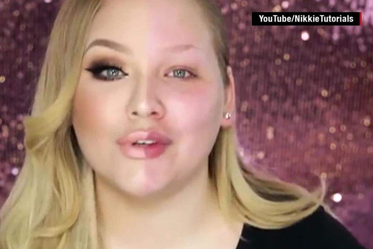 In Sachen Make-up gab es auch schon alle möglichen Varianten. Zuerst: Schminken als kreativer Zeitvertreib. Die Niederländerin Nikkie wollte mit ihrem Schminktipp-Kanal Nikkie Tutorials allen entgegentreten, die meinen, Frauen würden sich lediglich schminken, um Männer zu beeindrucken oder ihre eigenen Unsicherheiten zu verbergen. Schminken mache einfach nur Spaß.