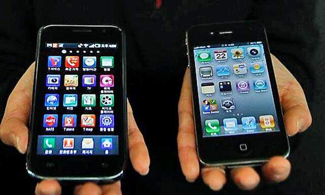 iPhone Galaxy Apple manipuliert