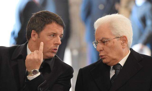 Renzi, Mattarella