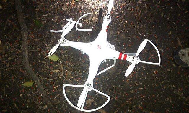 Drohne im Garten des Weißen Hauses