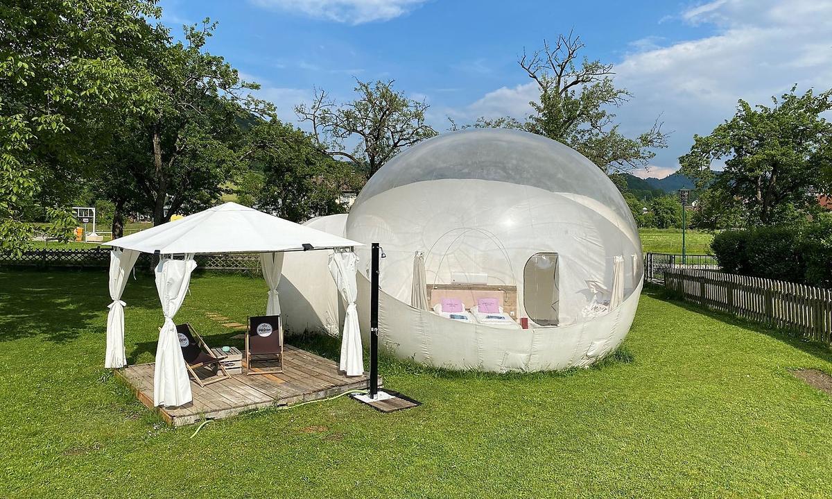 Bubbletent am Attersee
