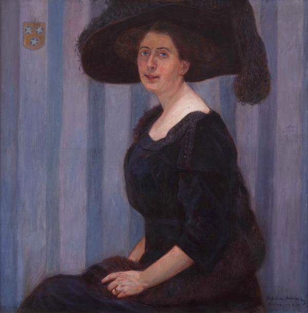 Zagreb um 1900: Oskar Artur Alexander, Porträt Olga Kundlich, 1911