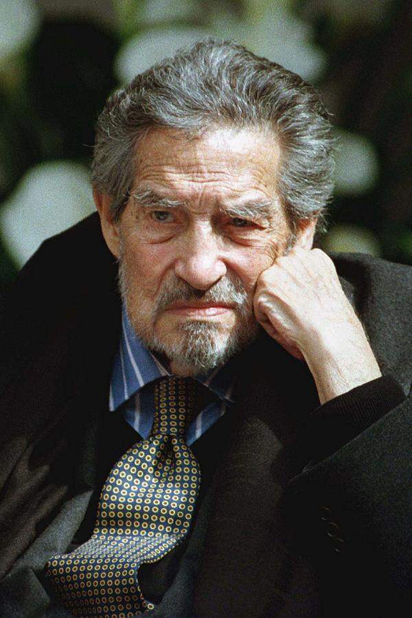 Octavio Paz (1914– - 1998) - Mexiko Paz bekm den Literatur-Nobelpreis "in Würdigung seiner leidenschaftlichen Dichtung mit weiten Horizonten, geprägt von sinnlicher Intelligenz und humanistischer Integrität".