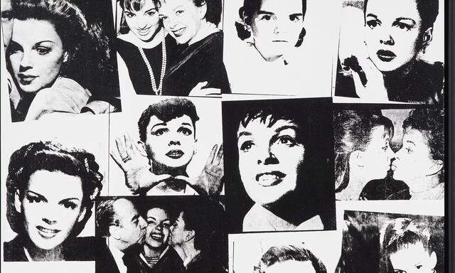 Judy Garland und Liza Minnelli sind die Stars, die Warhol hier zur Kollage zusammengefügt hat.