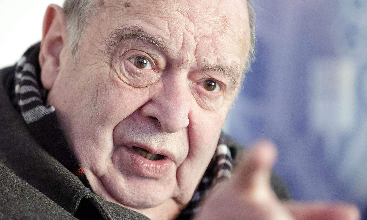 Rudolf Gelbard Österreichischer Holocaust-Überlebender, 87.