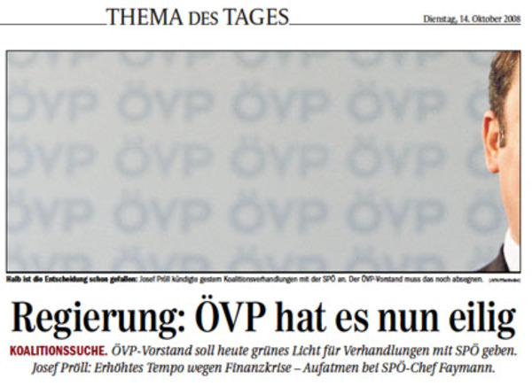 Für dieses Foto von Josef Pröll gab es die Auszeichnung in der Kategorie "Fotografie Bildschnitt".