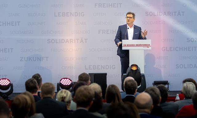 Archivbild vom Landesparteichef der SPÖ Oberösterreich vom Oktober 2022.