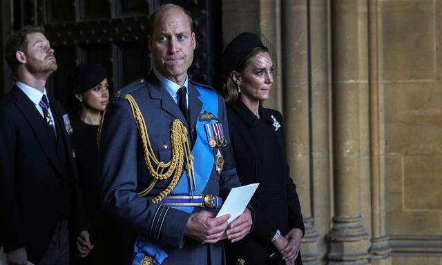 Prinz William und Prinzessin Kate mit Prinz Harry und Herzogin Meghan im September 2022. (Symbolbild). 