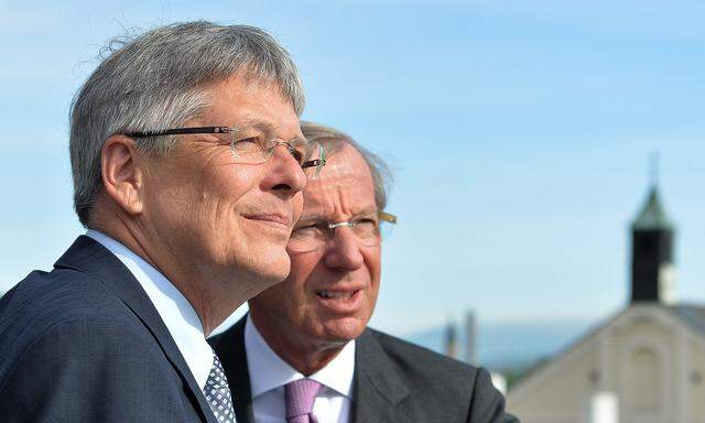 Ein Fall für zwei: Peter Kaiser (l.) und Wilfried Haslauer wollen im Amt bleiben.