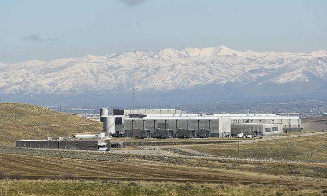 The National Security Agency (NSA) data center is seen after construction was completed in Bluffdale, Utah