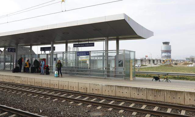 Die ÖBB möchte Regionalverbindungen, da wo sie verkehrspolitisch sinnvoll seien -  etwa die neue Koralmbahn, hier der  Bahnhof Flughafen-Thalerhof.
