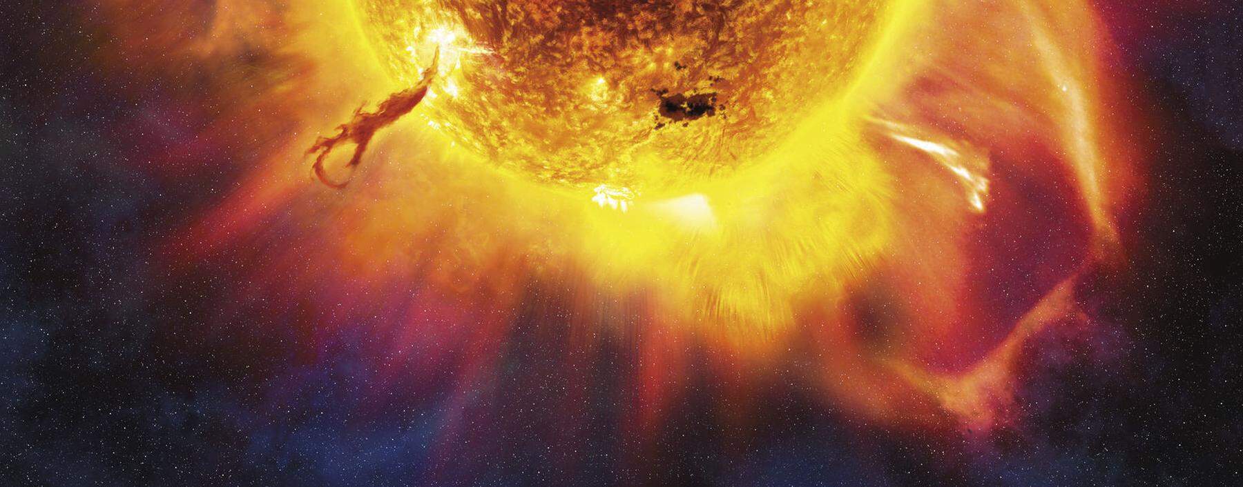 Die Sonne ist ein riesiges Fusionskraftwerk. Und damit der Ursprung allen Lebens.  
