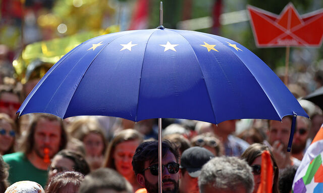 Pro-EU-Demonstration in Wien