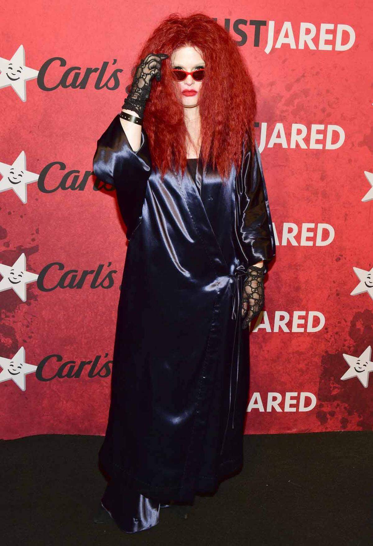 Mit roter Perücke war Kelly Osbourne bei der "Just Jared's"-Halloweenparty kaum zu erkennen.