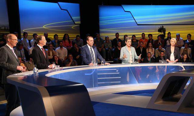 ORF-Diskussion der Spitzenkandidaten zur EU-Wahl´ 2014 (Elefantenrunde)