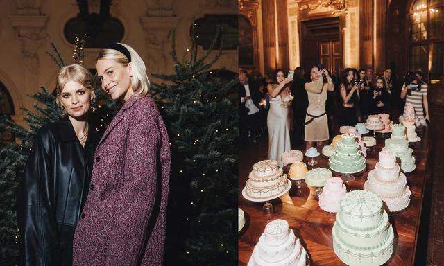 Pixie Geldof und Poppy Delevingne kamen für Mytheresa und Miu Miu nach Wien, bestaunten Klimt und aßen Kuchen im Oberen Belvedere. Andere machten immerhin Fotos.