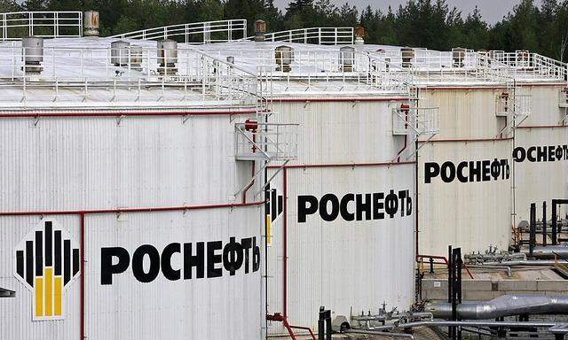 Archivbild: Ein Öl-Lager vo Rosneft in Privodino