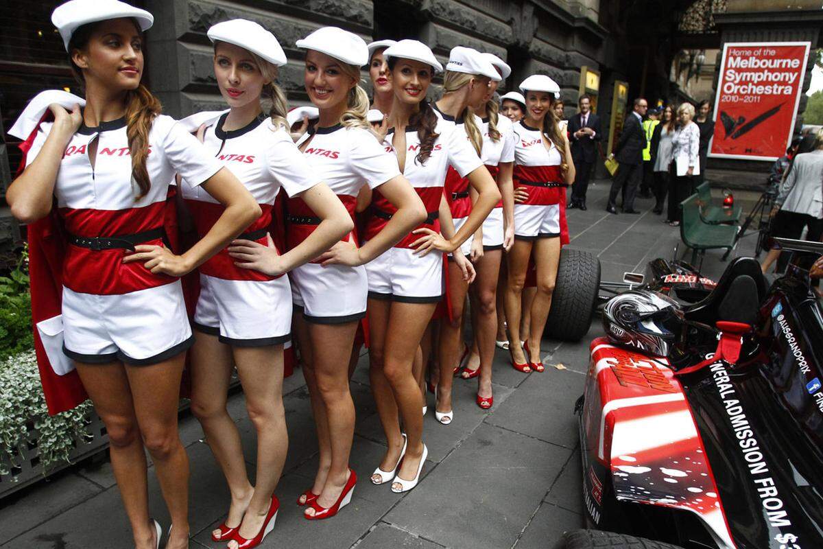 Ende März begann die Formel-1-Saison 2011 und damit auch wieder das Arbeitsjahr der Grid Girls.