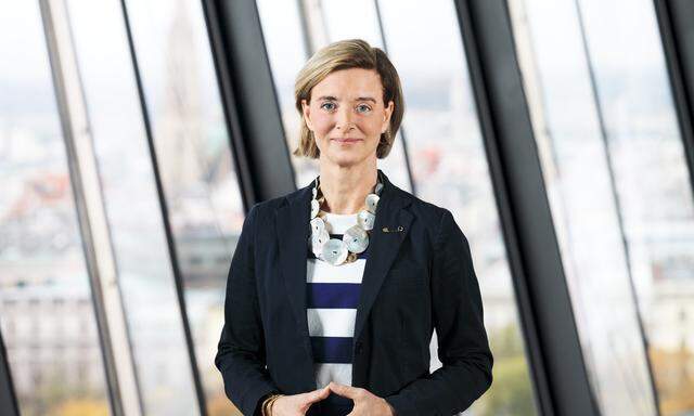 Valerie Brunner verantwortet seit November 2023 das Kommerzkundengeschäft der RBI. 