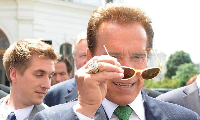 Arnold Schwarzenegger kam zum Firmenfestakt von Kreisel Electric ins Mühlviertel