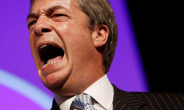 Brexit-Vorkämpfer Nigel Farage ist unzufrieden über Kurs seiner Partei 