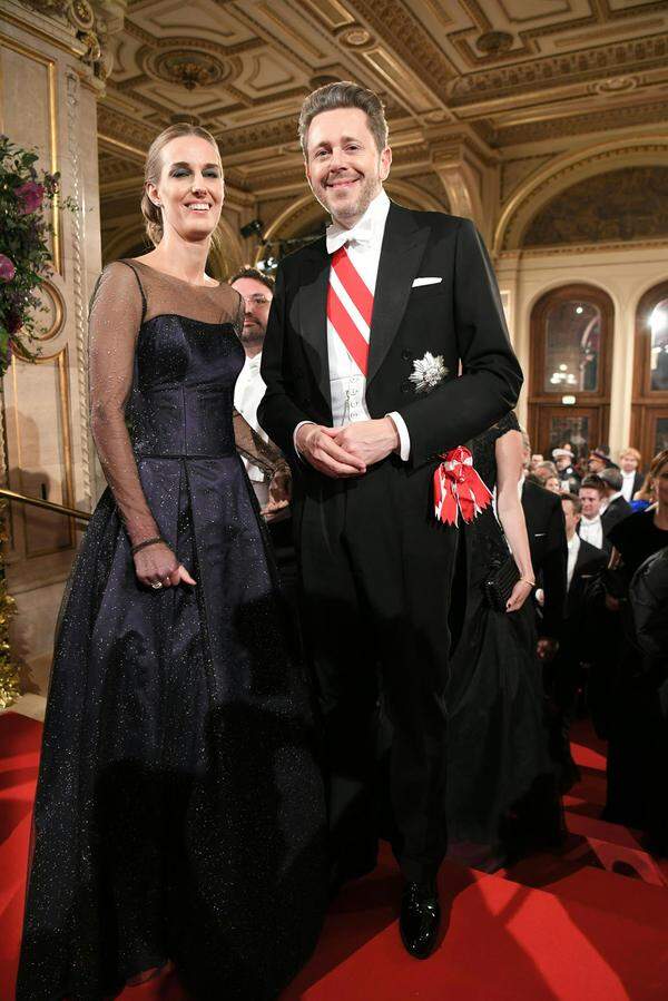 Der Präsident der Österreichischen Wirtschaftskammer, Harald Mahrer und Andrea Samonigg-Mahrer.