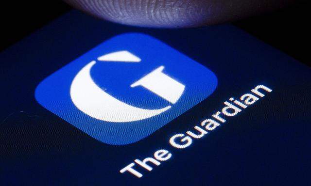 Das Logo der britischen Tageszeitung The Guardian ist auf dem Display eines Smartphone zu sehen. Berlin, 22.04.2020. Ber
