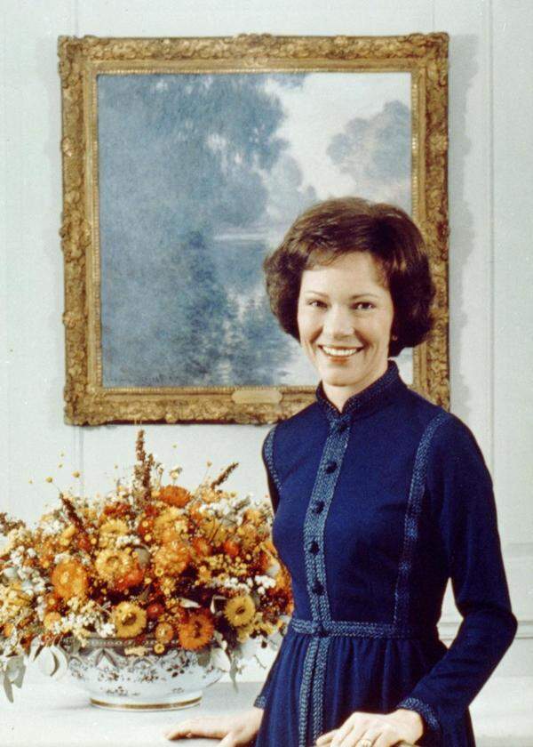 Rosalynn Carter als First Lady im Weißen Haus.