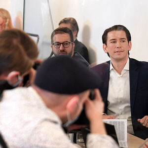Sebastian Kurz vor seiner Befragung am Mittwoch