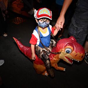 In Hongkong laufen die Halloween-Feiern schon, in Wien geht es erst los. 