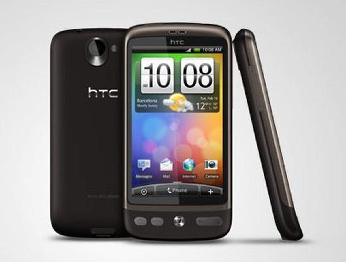 HTC hat mit dem Desire ein Gerät geliefert, das stark dem Nexus One von Google ähnelt, aber noch ein bisschen stärkere Hardware bietet. Als Betriebssystem kommt die aktuelle Android-Version 2.1 zum Einsatz, die HTC-typisch mit der Benutzeroberfläche "Sense" verbessert wurde.