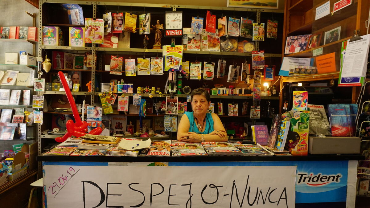 Helena Pereira in ihrem Geschäft