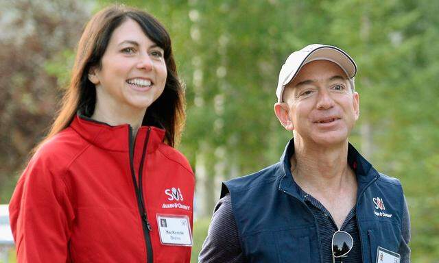 Amazon-Chef Jeff Bezos und seine Ex-Ehefrau MacKenzie Bezos