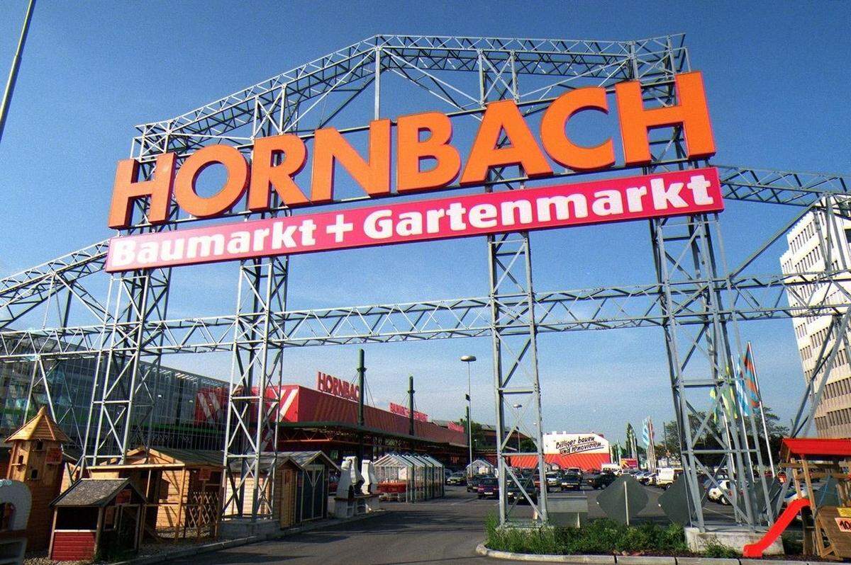 Deutschlands drittgrößter Baumarkt ist auch seit 1996 in Österreich vertreten. Auf 1,6 Millionen Quadratmeter Verkaufsfläche in 140 Geschäften konnte Hornbach 3,0 Millirden Euro umsetzen.
