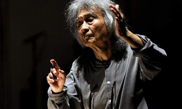 Dirigent Seiji Ozawa am 3. März 2009, während einer Probe von „Eugen Onegin“ in der Wiener Staatsoper.