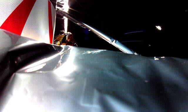 Dieses Foto von Astrobotic zeigt die Rakete vom Typ „Vulcan Centaur“ im All