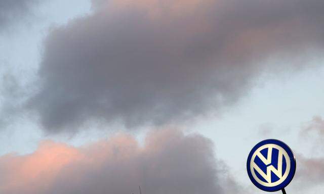 File photo of the logo of German carmaker Volkswagen seen at a VW dealership in Hamburg