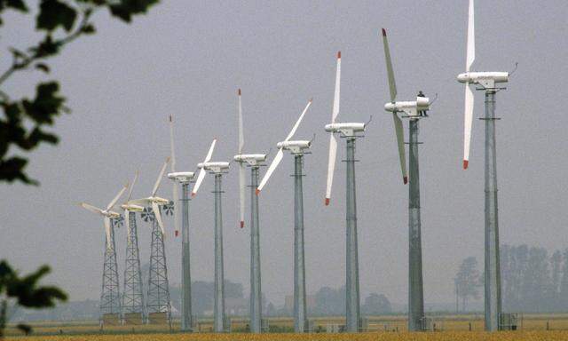 Windkraftanlage in Dithmarschen