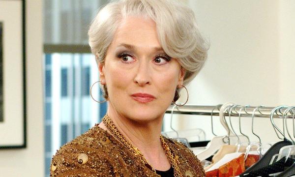 Meryl Streep als unerbittliche Miranda Priestly in „Der Teufel trägt Prada“. 