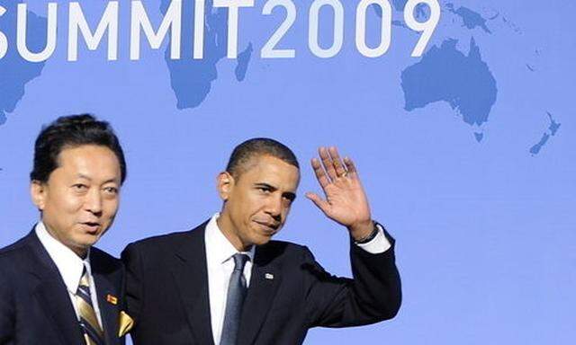 US-Präsident Barack Obama mit Japans Premierminister Hatoyama.