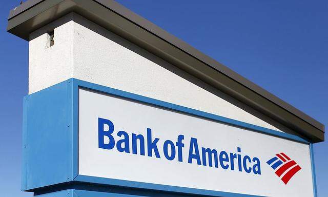 File of a Bank of America sign is pictured in Encinitas, California