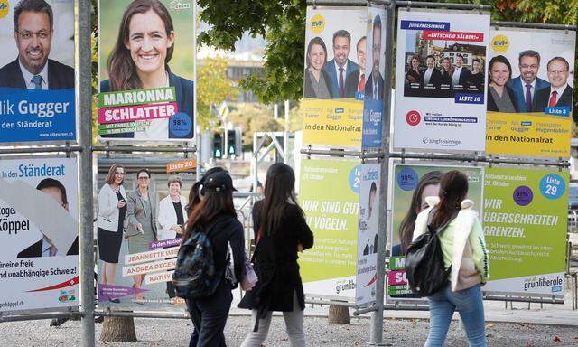 Diesmal geht es auch in der Schweiz ums Klima: Die Grünen hoffen auf einen historischen Sieg. 