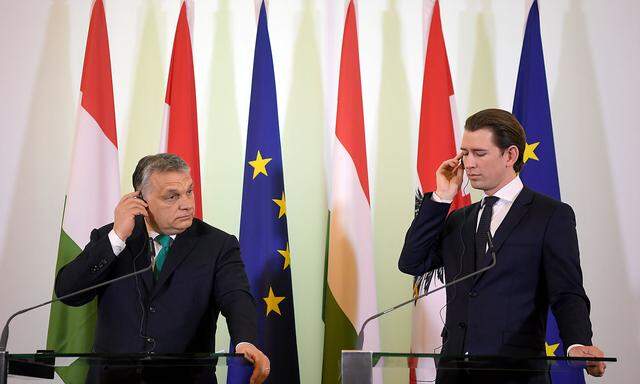 UNGARISCHER PREMIER ORBAN BEI BK KURZ