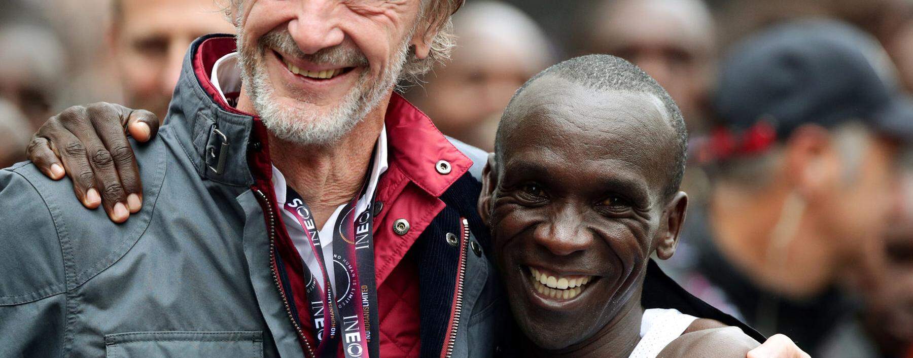 Eliud Kipchoge, the marathon world record holder from Kenya, attempts to run a marathon in under two hours in Vienna