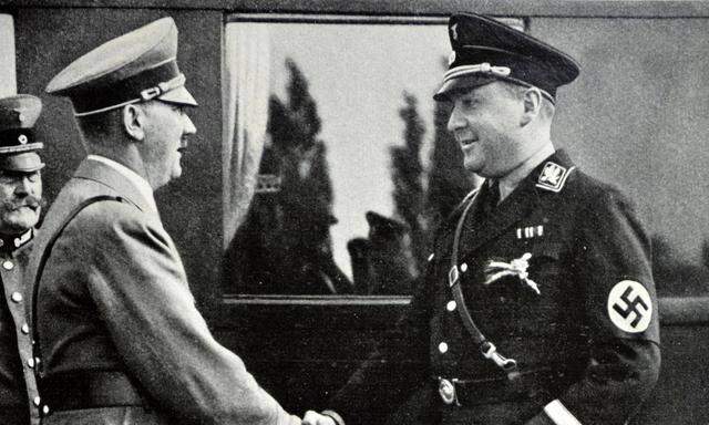 Richard Walther Darré mit Adolf Hitler.